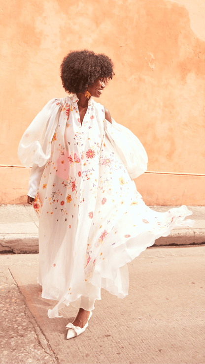 Silk Organza Gown