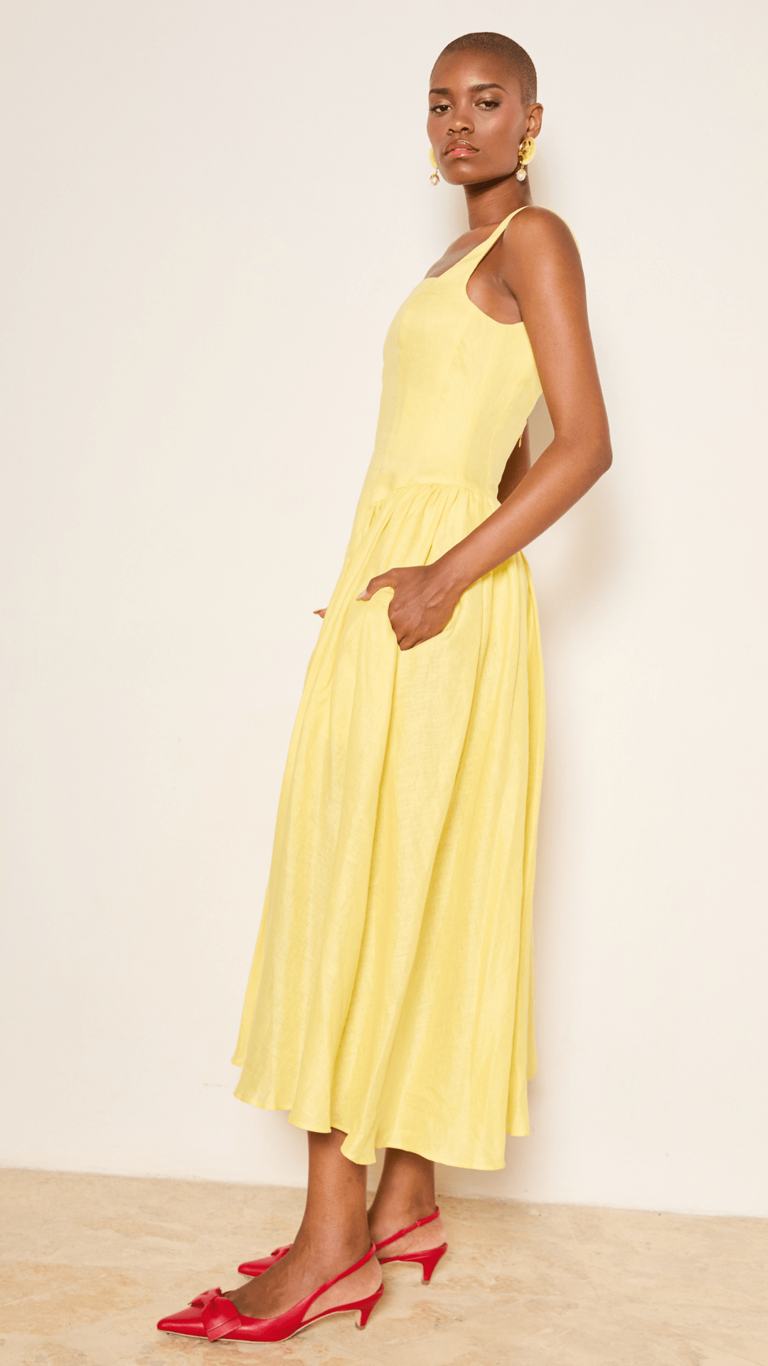 Basque Linen Midi