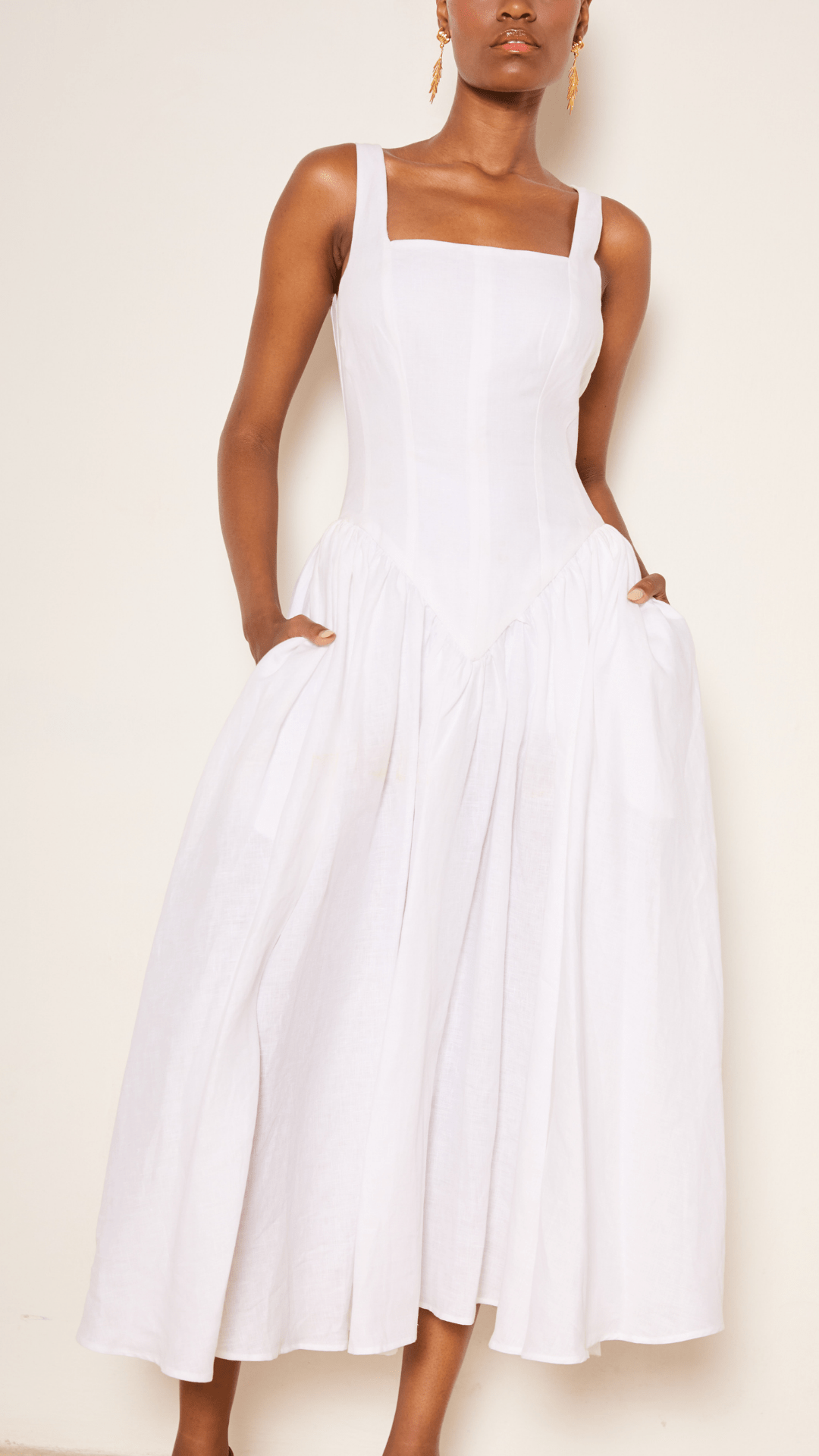
Bow Linen Top 