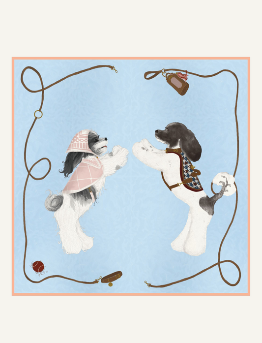 The Meeting 90 Silk Scarf